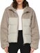 Only Wanja Fur Puffer Winterjas Dames - Maat M - Beige