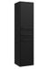 Badplaats Florence - Colonne suspendue - 30 x 35 x 130 cm - Noir mat - 2 portes