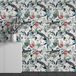 Papier peint panoramique fleurs 130 cm x 81 cm