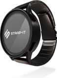 Strap-it Luxe titanium bandje - zwart