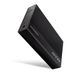 Axagon EE35-GTR USB-C 5Gbps - SATA 6G, 3.5 Ribbed Aluminium Externe Behuizing BLACK