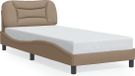 vidaXL Bedframe Kunstleer Cappuccino 90x190 cm