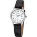 Regent Montre femme Analogique Quartz Argenté Acier Cuir