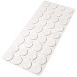 Adsamm® 36 x zelfklevende viltglijders Wit ø 24 mm Rond 3,5 mm dik