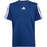 Adidas Train Essentials 3 Stripes T-shirt Jongens Dark Blue / White 13-14 Years