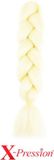 X-pression Ultra Braid SB - vlechthaar wit/blond - Synthetisch haar