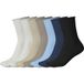 ESMARA® Lot de 7 paires de chaussettes femme (blanc/beige/bleu/navy/noir, 39-42)
