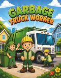 Garbage Truck Worker Coloring Book: Garbage Truck Drawing Book and Activity Book for Kids Featuring Garbage Truck Employees, Engineers and Yard Workers