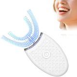 PolkaHome Elektrische U-Vormige Tandenborstel voor Volwassenen – 360° Reiniging – Zachte Siliconen Borstelkop – USB Oplaadbaar – Waterdicht