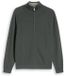 Tom Tailor Gebreid vest van katoen - Maat M - darkest olive melange
