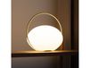 UMAGE Lampe à poser LED rechargeable Orbit, blanc/laiton, IP44 CCT