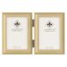 Lawrence Frames Bead Border Design, 2.5x3.5 Dubbel, Satijn Goud