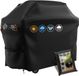 Housse de barbecue - Oxford imperméable et résistant aux déchirures avec protection UV - Pour grill à gaz - 147x61x117 cm avec poches de rangement