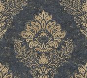 A.S. Création BETONLOOK BAROK BEHANG | Industrieel - beige blauw bruin goud - Metropolitan Stories 2