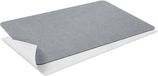 Relaxdays Diatomeeënaarde badmat 50 x 70 cm, waterabsorberend, sneldrogend, antislip, grijs