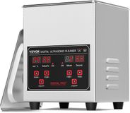 VEVOR 1,3L Ultrasone Reiniger - 50 W - Zilver