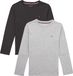 Tommy Hilfiger T-shirt à manches longues pour junior (lot de 2) - Taille 152/164