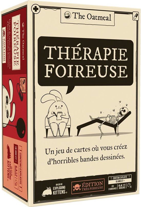 Asmodee Extra-Foireuse Kaartspel volwassenen Zwarte humor Frans 3-8 spelers 15 minuten