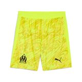 PUMA Olympique de Marseille 25/26 keepersshort voor Heren, Zwart/Geel, Maat M