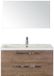 BES LED Seville Badmeubelset 100 cm - Tabacco - Wastafel Djazz 1 Kraangat met Spiegel