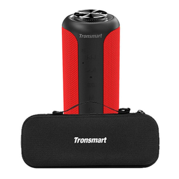 Tronsmart T6 Plus Bluetooth 5 0 Soundbox met Opbergtas - Draadloze Luidspreker Externe Wireless Speaker Rood