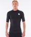 Rip Curl UV-rashguard pour hommes - Thermopro - Manches courtes - Noir - taille XL