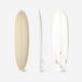 Planche de surf hybride en résine 7' 49L avec 3 ailerons, beige