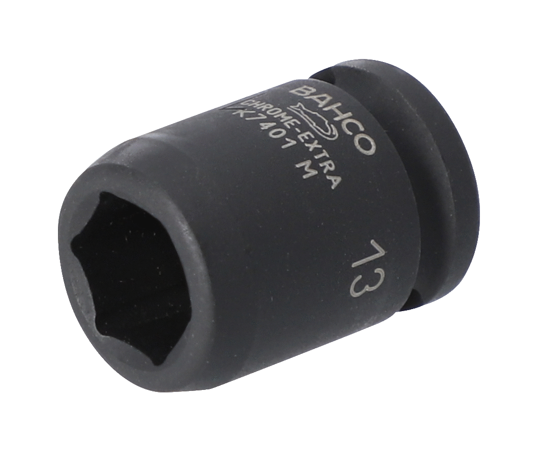 Bahco Slagdop 3/8" | zeskant | gefosfateerd | 24 mm - SBK7401M-24