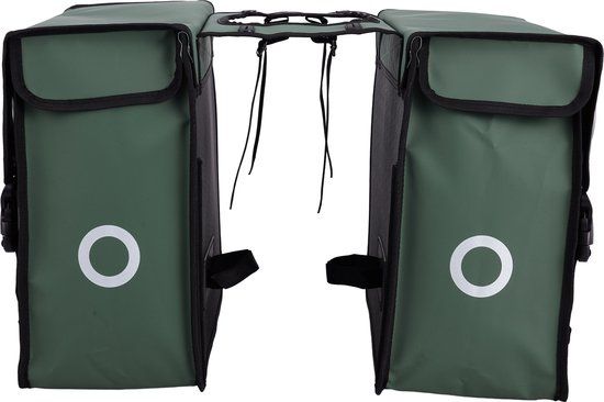 Dubbele Bisonyl Fietstas 30L - Achter - Waterafstotend