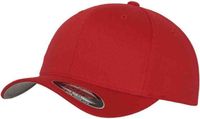 Flexfit Urban Classics Wooly Combed Flexfit Pet Unisex Rood