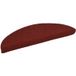 Tapis d'escalier autocollants 30 pièces 56 x 17 x 3 cm rouge bordeaux demi-rond