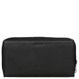 Esquire Nieuw Zijden Portemonnee Leder 19 cm - Dames - Horizontaal - schwarz