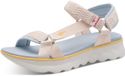 Tamaris - Dames - Plateau sandalen - Beige - Maat 40