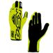 Ompracing Handschoenen KS-4 Kart, geel/zwart, maat 6, kinderen