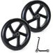 Set van 2 wielen antidérapants pour scooter 200 mm avec roulements ABEC-9