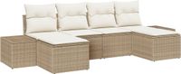 vidaXL Tuinbank Beige en Crème Polywood