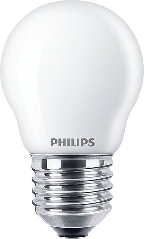 Philips Corepro LEDluster E27 Kogel Mat - 6.5W - 806lm - 2700K - Warm Wit