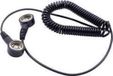 Quadrios câble de mise à la terre ESD 1.80 m Bouton-poussoir 10 mm