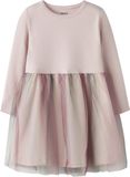 NAME IT Jurk 'NMFLOUISA' groen / roze / pitaja roze