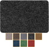 ANRO Deurmat Zwart 60x40cm