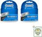 Wilkinson 2 x Quattro Lames de recharge avec trimmer de précision