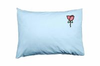 Bona Basics Decoratieve kussenhoes Lichtblauw 50x35 cm