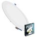 LED ATOMANT LED ATOMANT Pak 2x downlight LED-paneel extra vlak rond, verlichting 20W. Kleur wit koud 6500K. 225 mm
