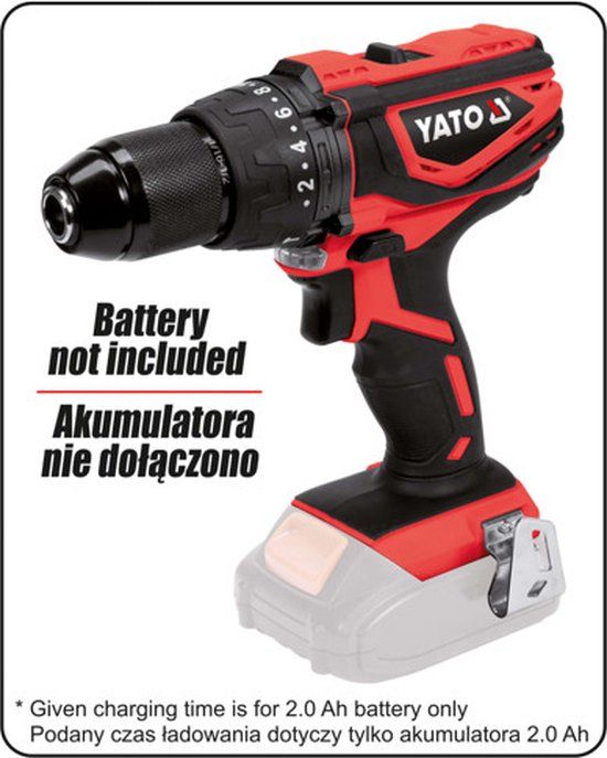 YATO Klopboor zonder accu 18 V 40 Nm