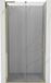 Mexen Velar L porte de douche coulissante 110 cm, transparent, or