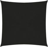 vidaXL Zonnezeil 160 g/m² 2,5x3 m HDPE Zwart