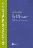 Film and Phenomenology: Studia Phaenomenologica, Volume 16/ 2016