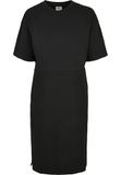 Urban Classics Damesjurk van biologisch katoen organisch oversized slit tee dress