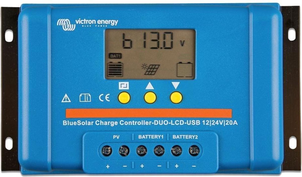 Victron BlueSolar PWM 12/24V-20A LCD - USB