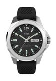 Timex Essex Kwarts Analoog Horloge Zwart Case: 100% Low Lead Brass | Armband: 100% Silicone 46 TW2W42900AJ